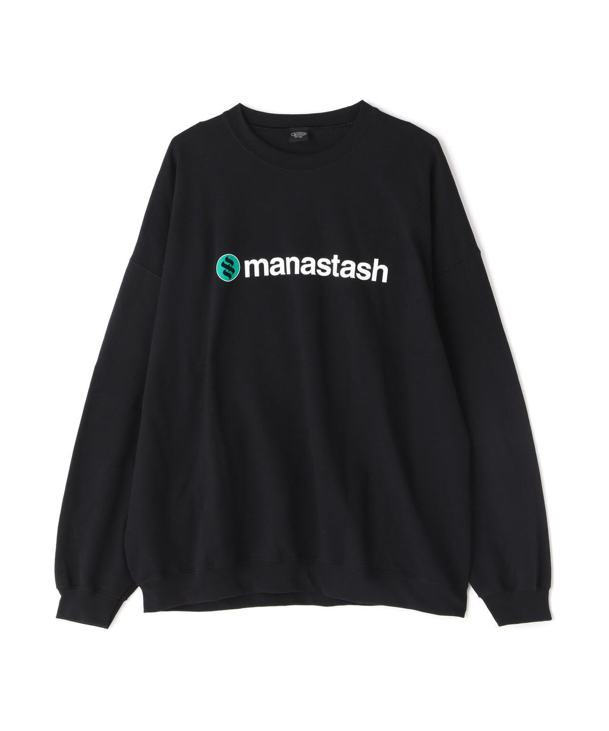 MANASTASH/マナスタッシュ/StackLogo CrewneckSweat/グラフィックプリントクルーネックスウェット