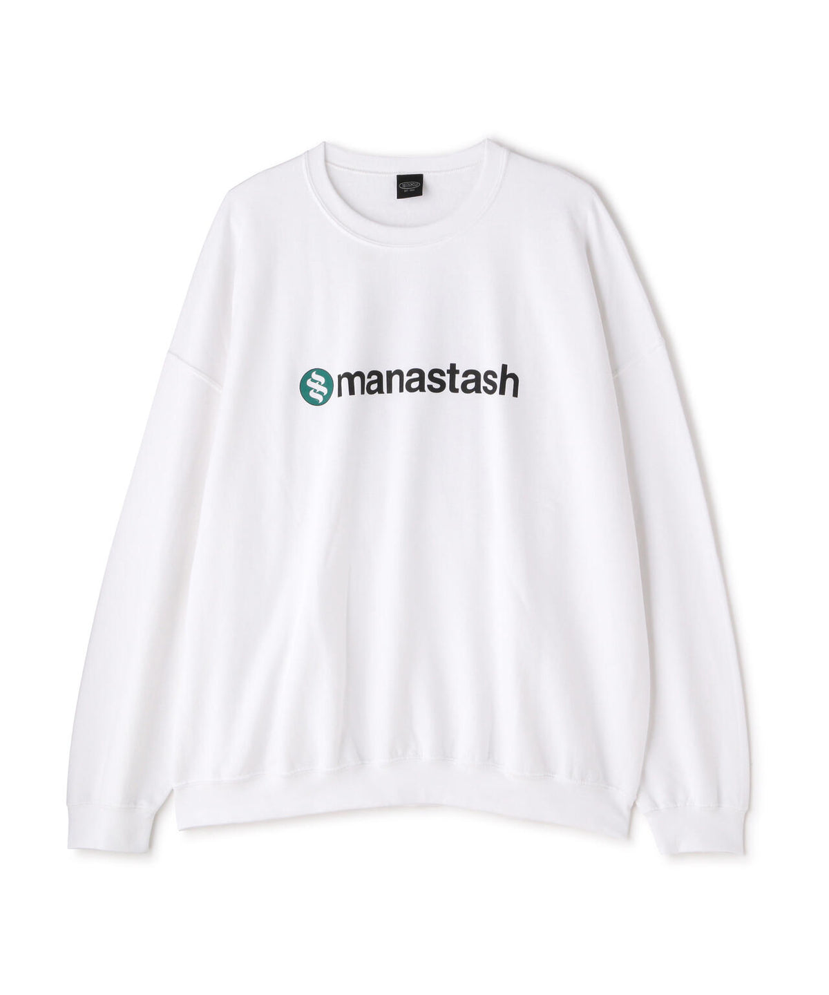 MANASTASH/マナスタッシュ/StackLogo CrewneckSweat/グラフィックプリントクルーネックスウェット