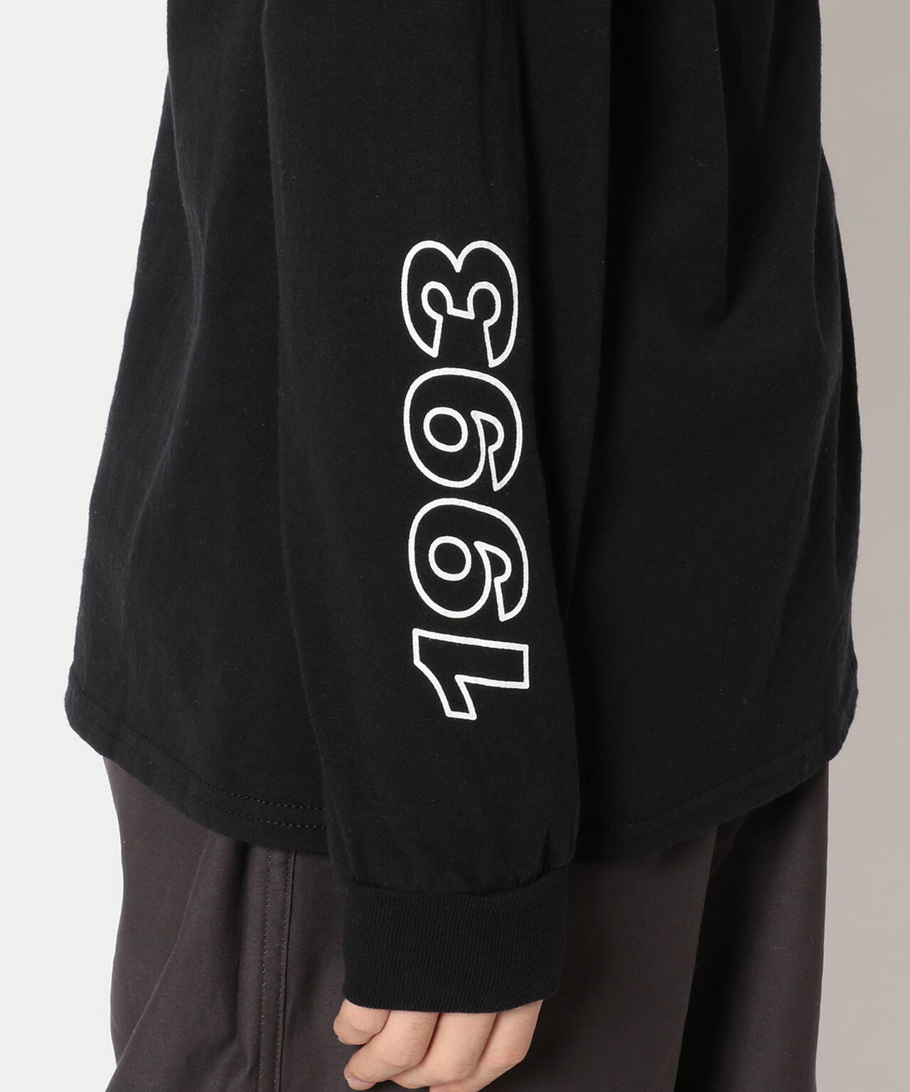 MANASTASH/マナスタッシュ/90s SleeveLogo L/S T-Shrits/袖ロゴロングスリーブTシャツ