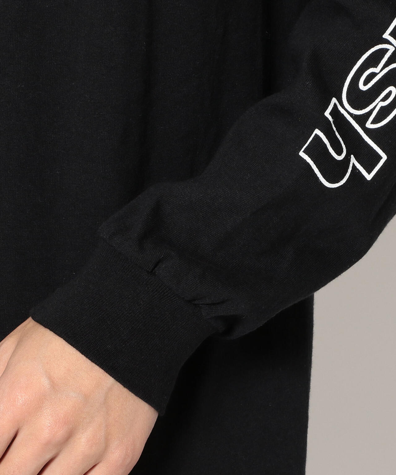 MANASTASH/マナスタッシュ/90s SleeveLogo L/S T-Shrits/袖ロゴロングスリーブTシャツ