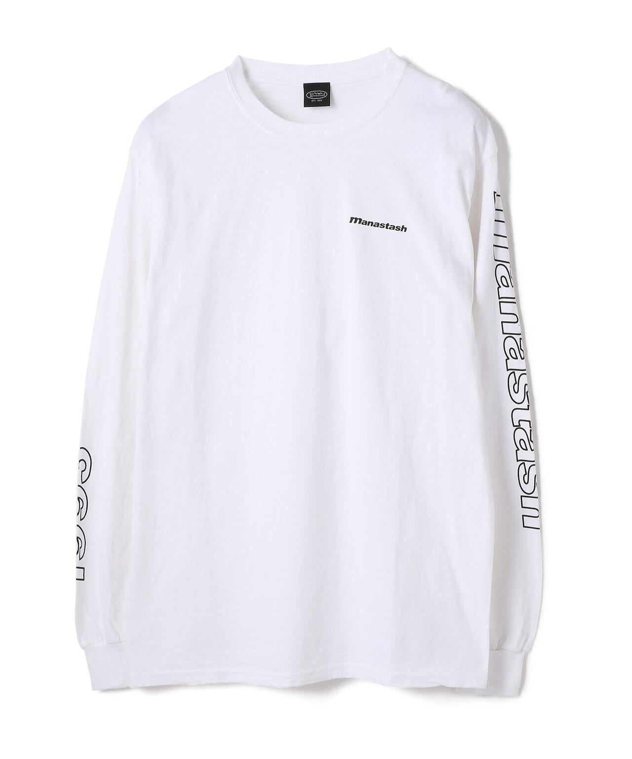 MANASTASH/マナスタッシュ/90s SleeveLogo L/S T-Shrits/袖ロゴロングスリーブTシャツ