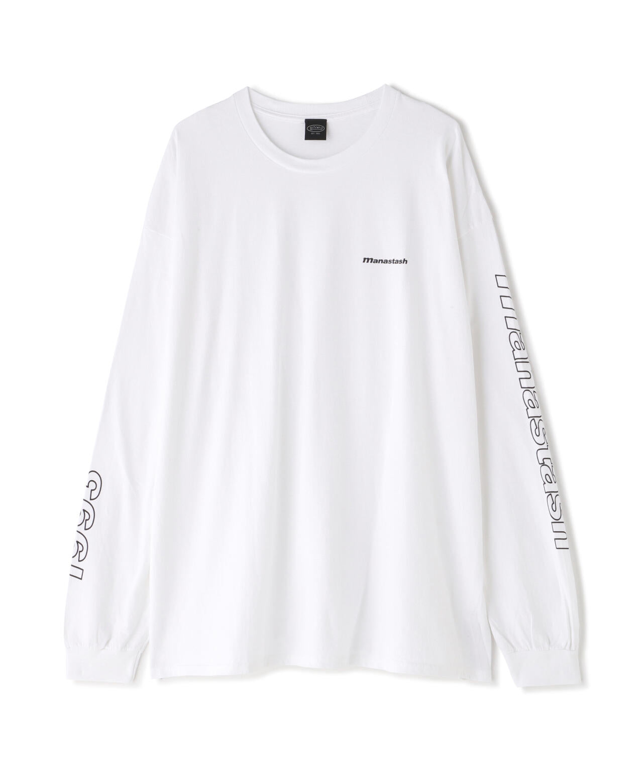 MANASTASH/マナスタッシュ/90s SleeveLogo L/S T-Shrits/袖ロゴロングスリーブTシャツ