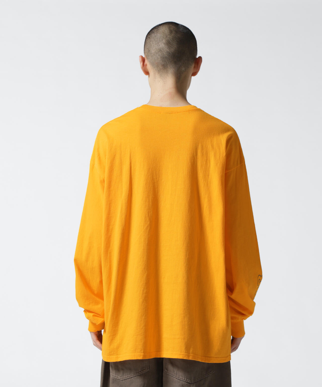 MANASTASH/マナスタッシュ/90s SleeveLogo L/S T-Shrits/袖ロゴロングスリーブTシャツ