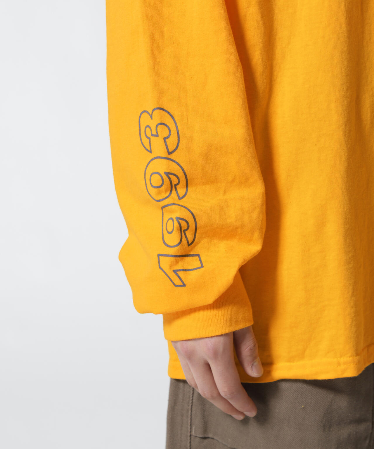 MANASTASH/マナスタッシュ/90s SleeveLogo L/S T-Shrits/袖ロゴロングスリーブTシャツ