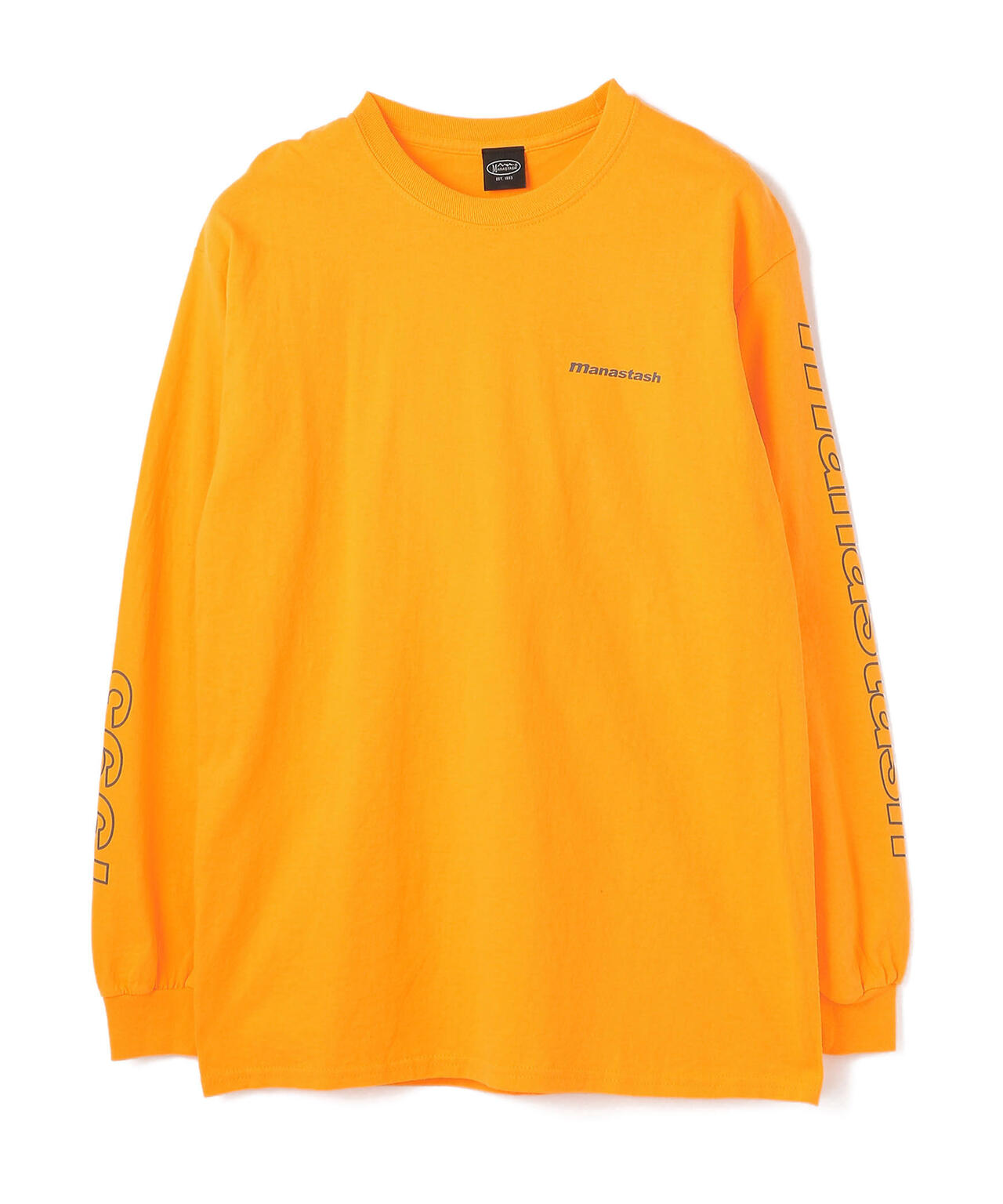 MANASTASH/マナスタッシュ/90s SleeveLogo L/S T-Shrits/袖ロゴロングスリーブTシャツ