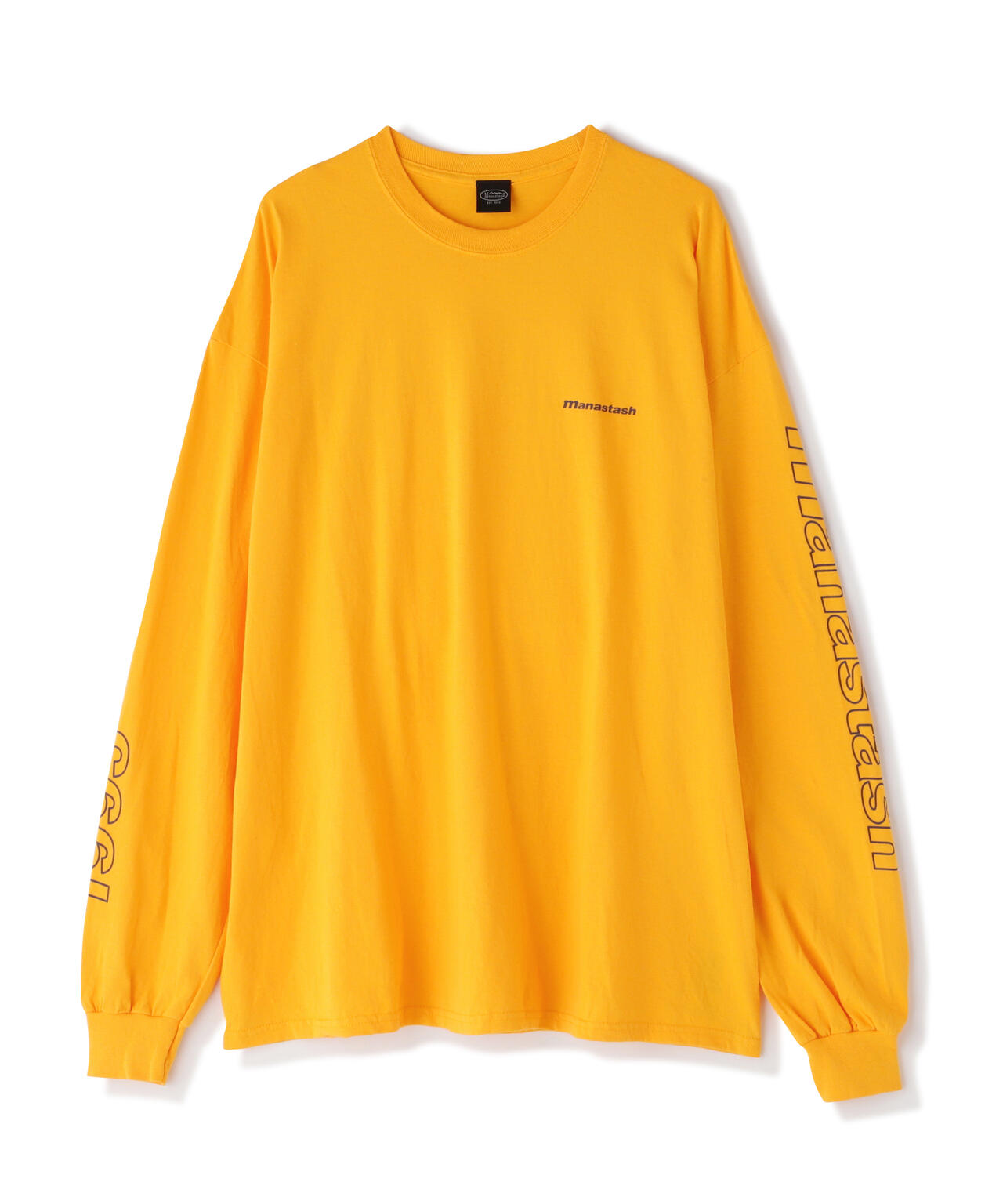 MANASTASH/マナスタッシュ/90s SleeveLogo L/S T-Shrits/袖ロゴロングスリーブTシャツ