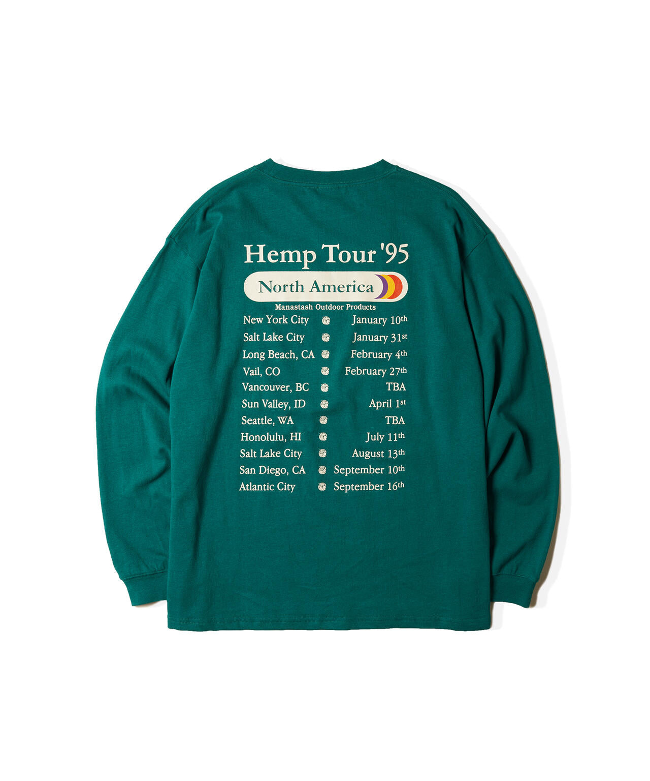 MANASTASH/マナスタッシュ/HEMP L/S TEE HEMP TOUR