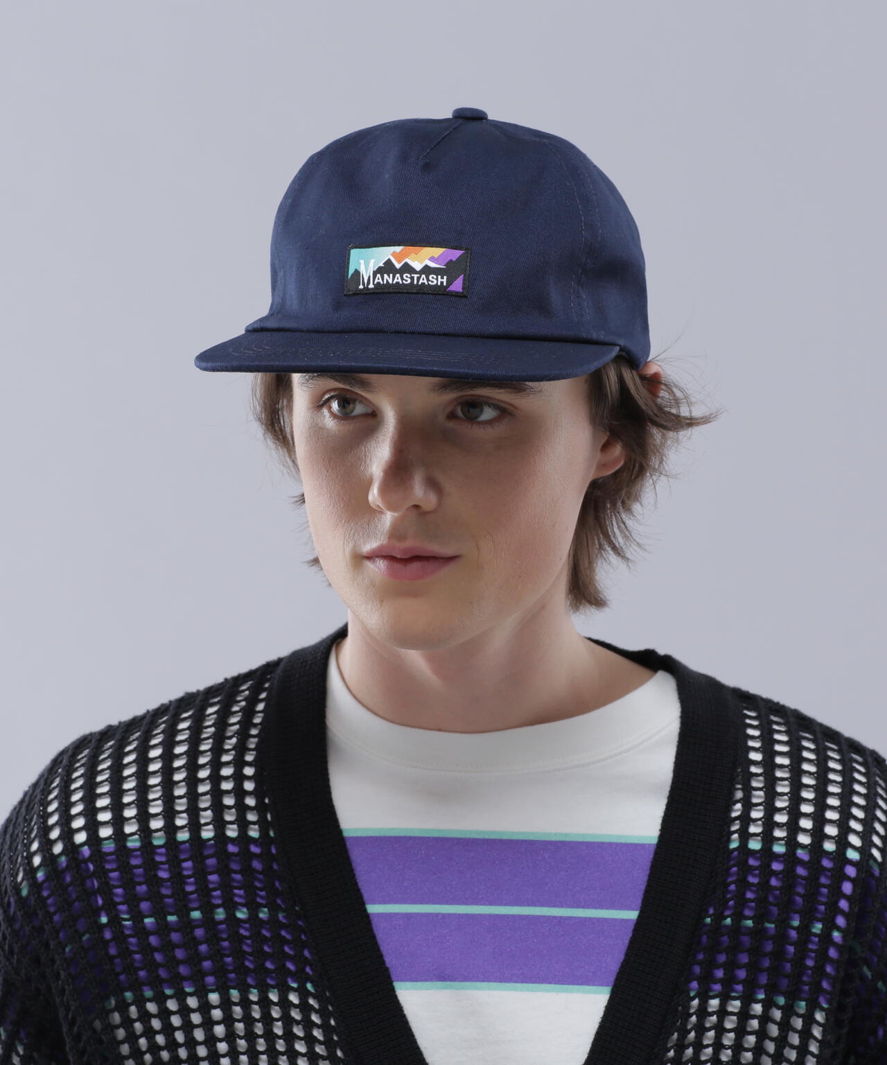 MANASTASH/マナスタッシュ/RAINBOW LOGO CAP/レインボーロゴキャップ
