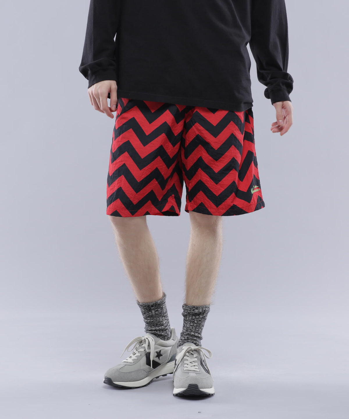 MANASTASH/マナスタッシュ/ZG COLOR SHORTS/ジグザクカラーショーツ