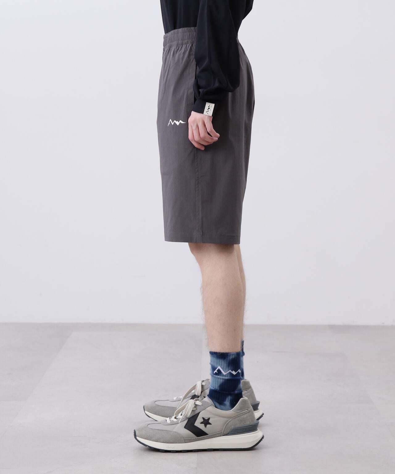 MANASTASH/マナスタッシュ/MOUNTAIN LOGO SHORTS/マウンテンロゴショーツ