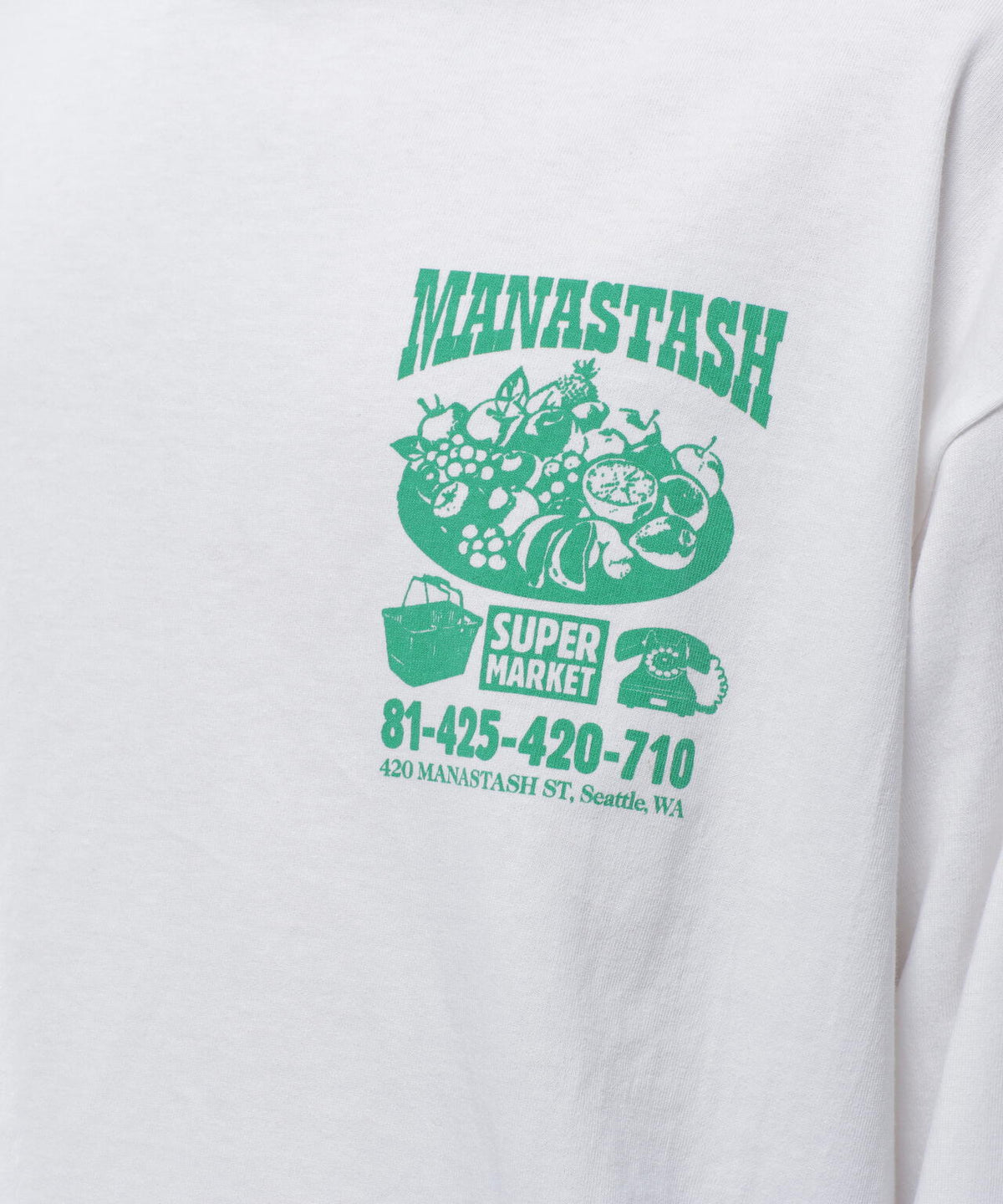 MANASTASH/マナスタッシュ/CiTee L/S SUPERMARKET