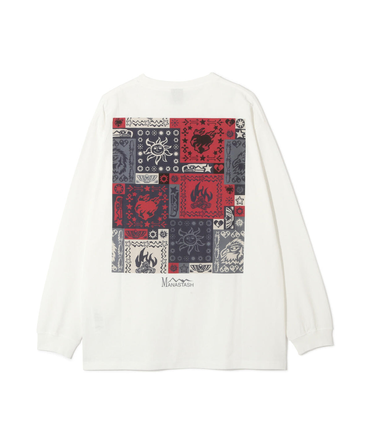MANASTASH/マナスタッシュ/RE:CTN L/S TEE BANDANA