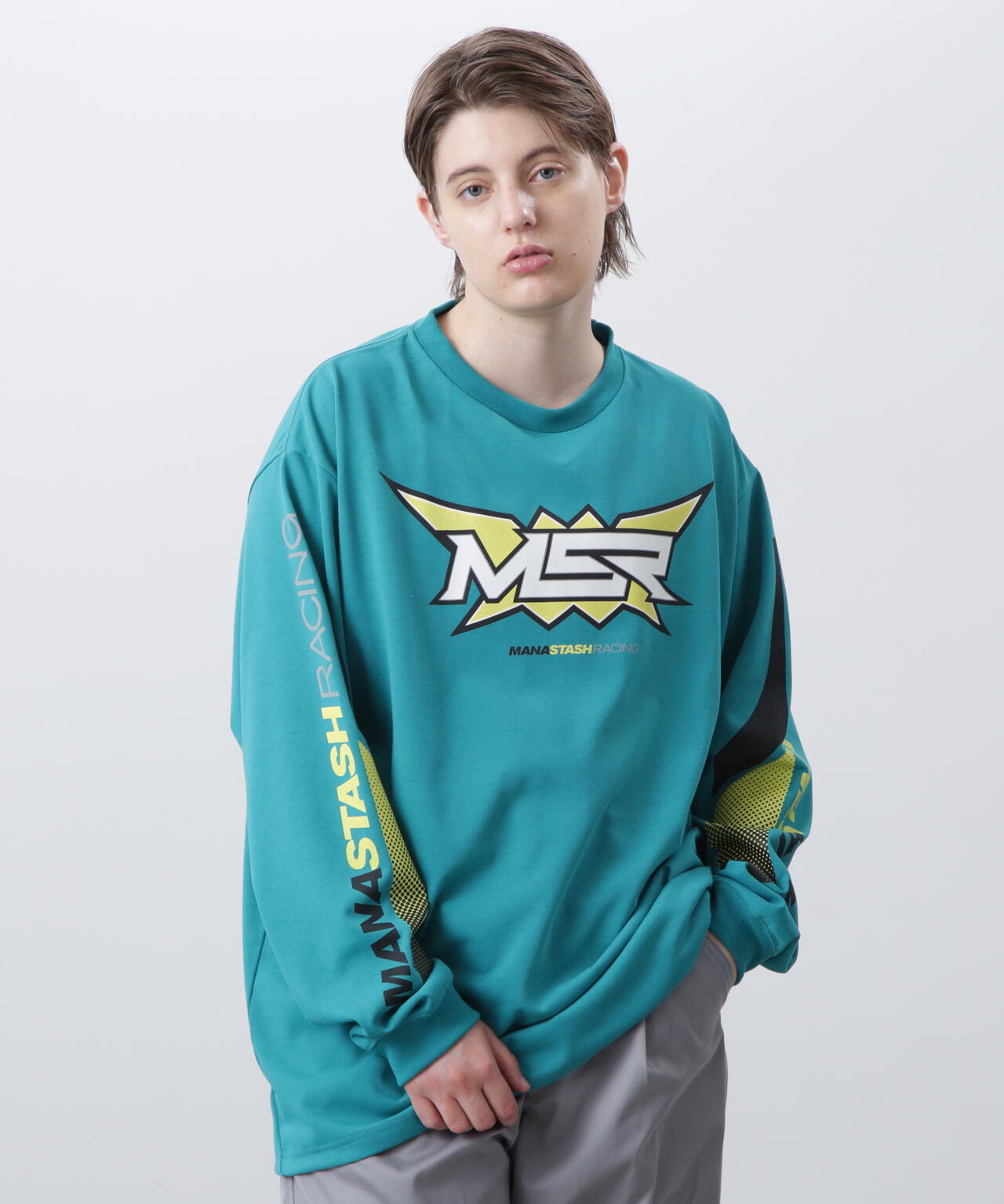 MANASTASH/マナスタッシュ/RE:POLY L/S TEE MSR