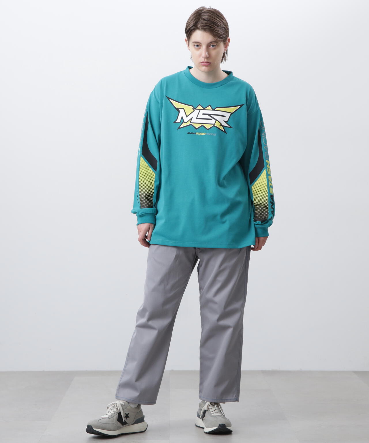 MANASTASH/マナスタッシュ/RE:POLY L/S TEE MSR
