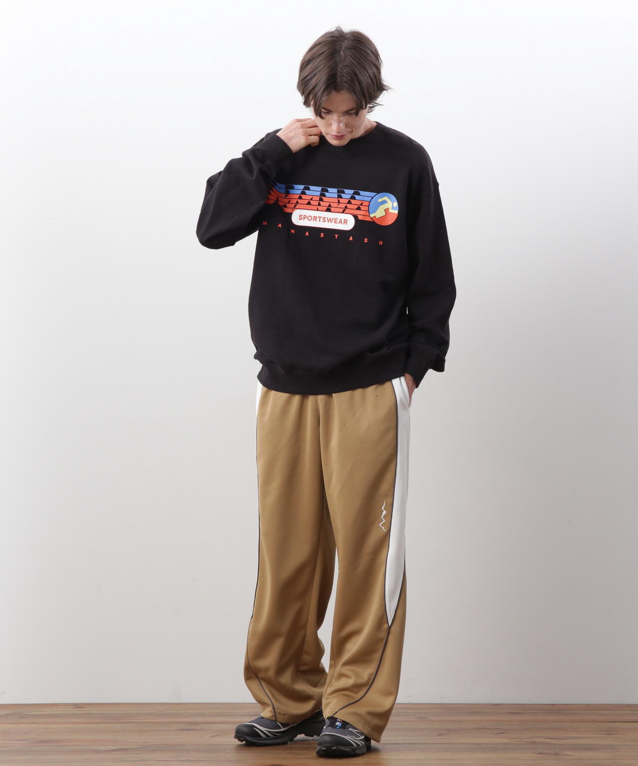 MANASTASH/マナスタッシュ/PANEL TRACK PANTS/パネルトラックパンツ