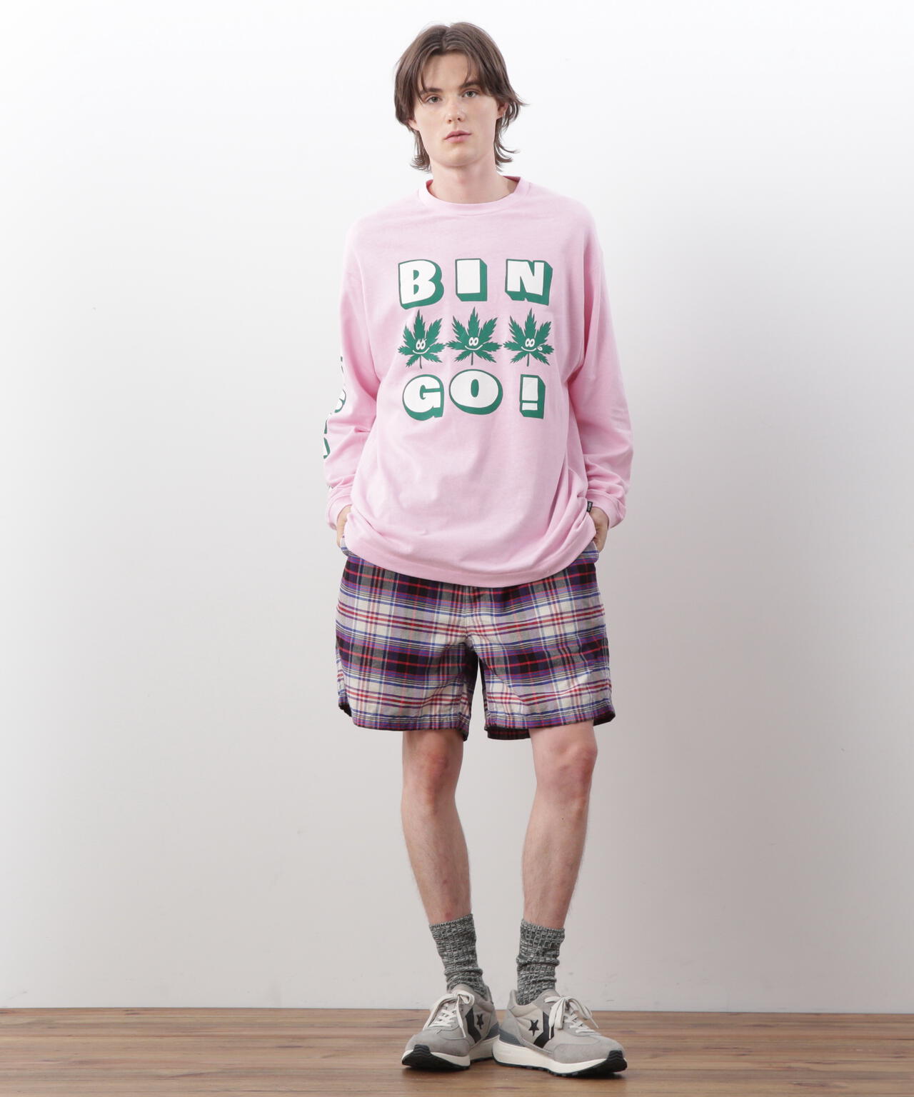 MANASTASH/マナスタッシュ/WASHED PLAID SHORT