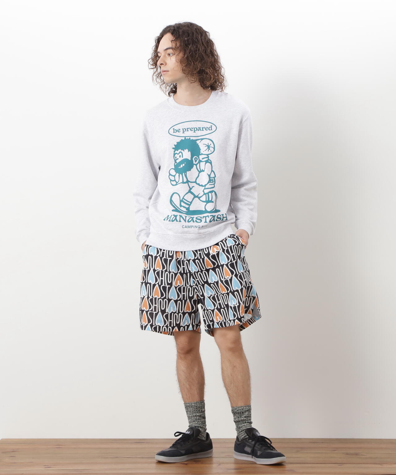 MANASTASH/マナスタッシュ/GAUZE MANALOHA SHORT
