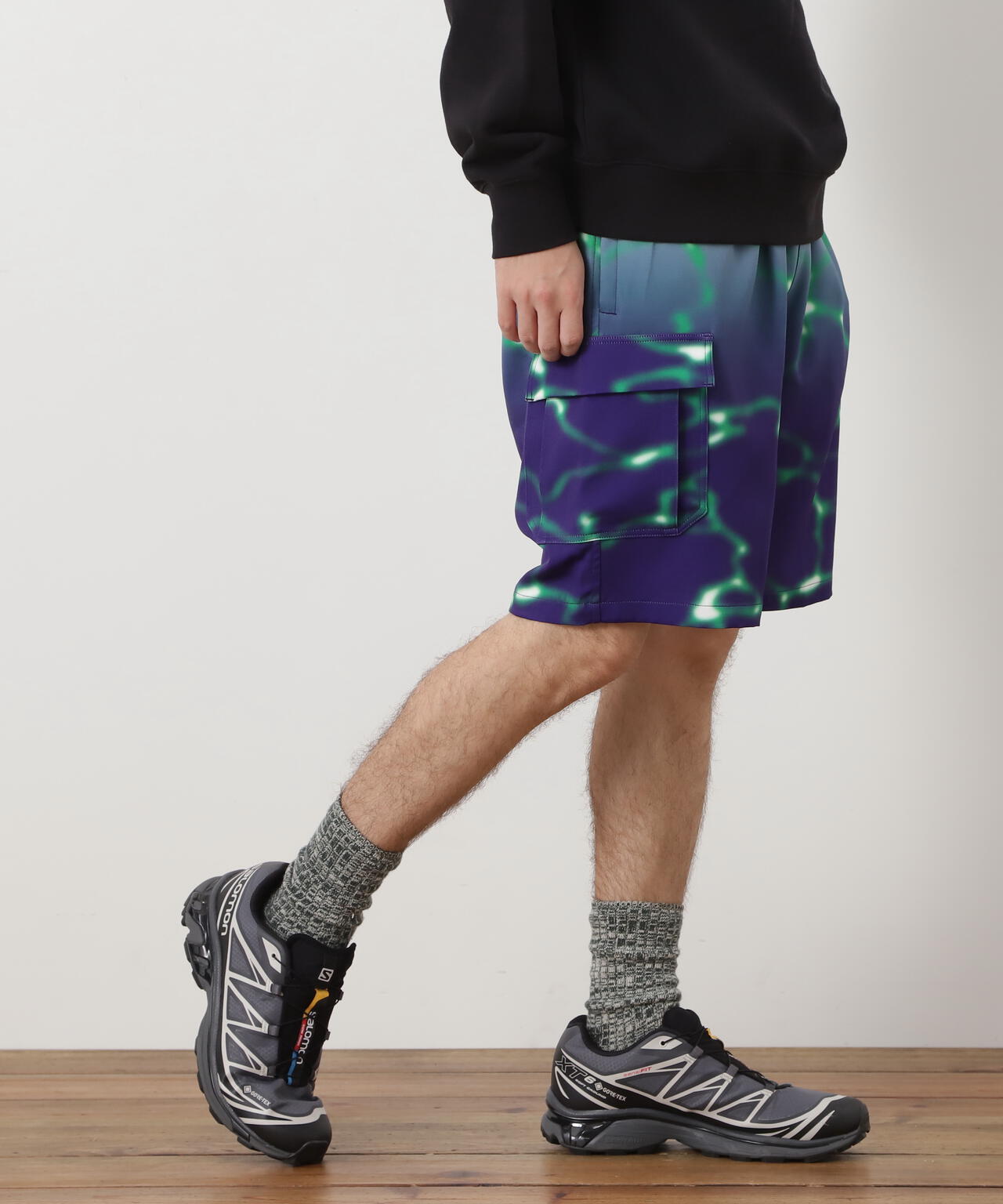 MANASTASH/マナスタッシュ/LITHIUM TIE DYE SHORT