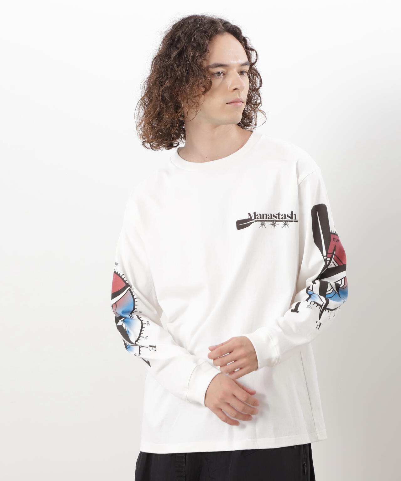MANASTASH/マナスタッシュ/PUMICE L/S TEE MCC