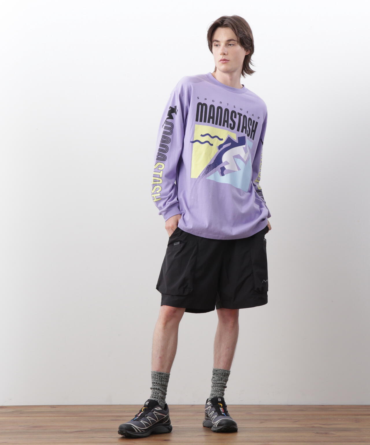 MANASTASH/マナスタッシュ/RE:CTN L/S TEE T&F