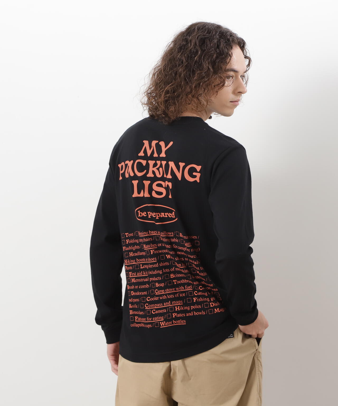 MANASTASH/マナスタッシュ/ L/S TEE BE PREPARED