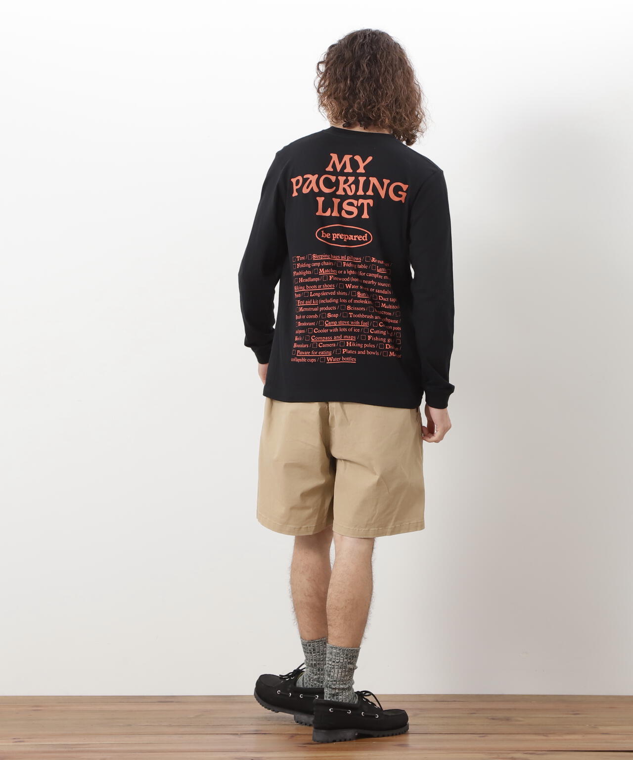 MANASTASH/マナスタッシュ/ L/S TEE BE PREPARED