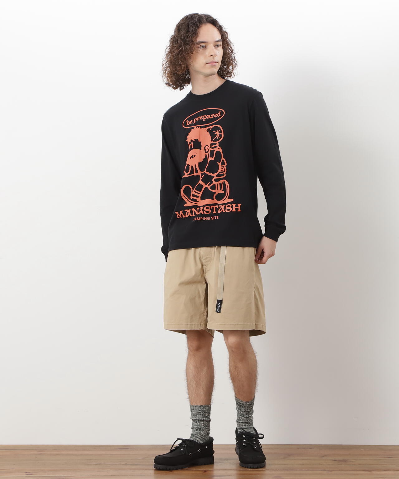 MANASTASH/マナスタッシュ/ L/S TEE BE PREPARED