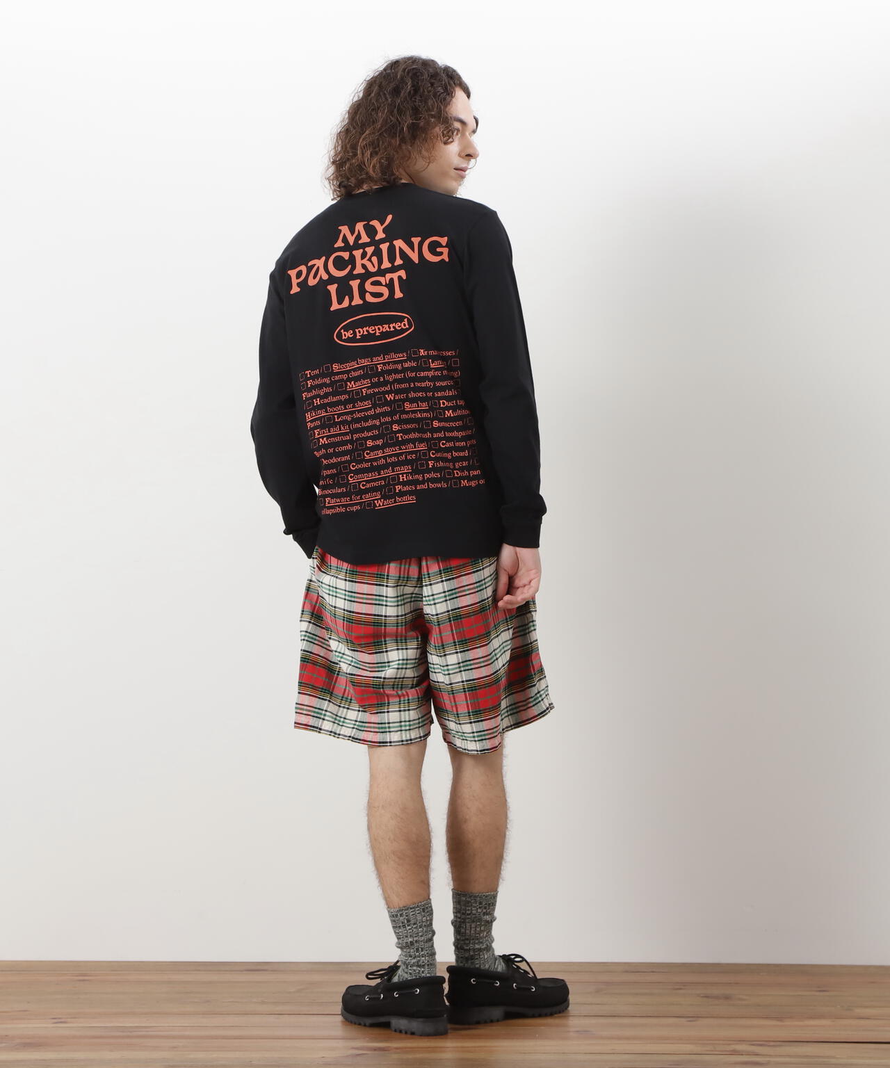 MANASTASH/マナスタッシュ/ L/S TEE BE PREPARED
