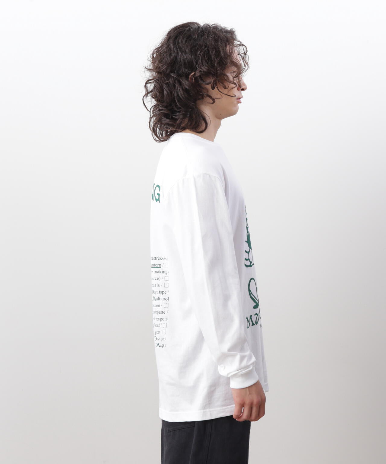 MANASTASH/マナスタッシュ/ L/S TEE BE PREPARED