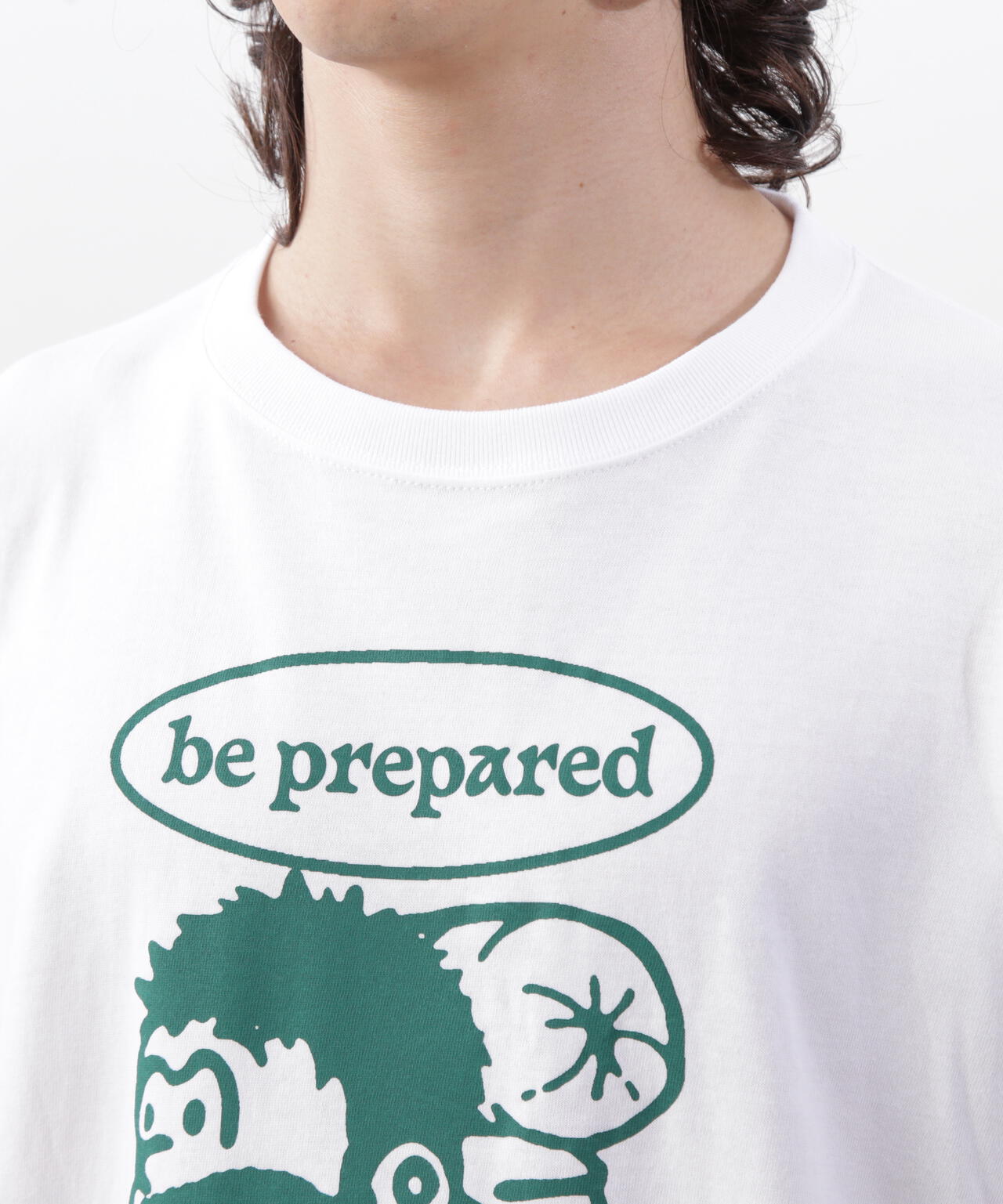 MANASTASH/マナスタッシュ/ L/S TEE BE PREPARED