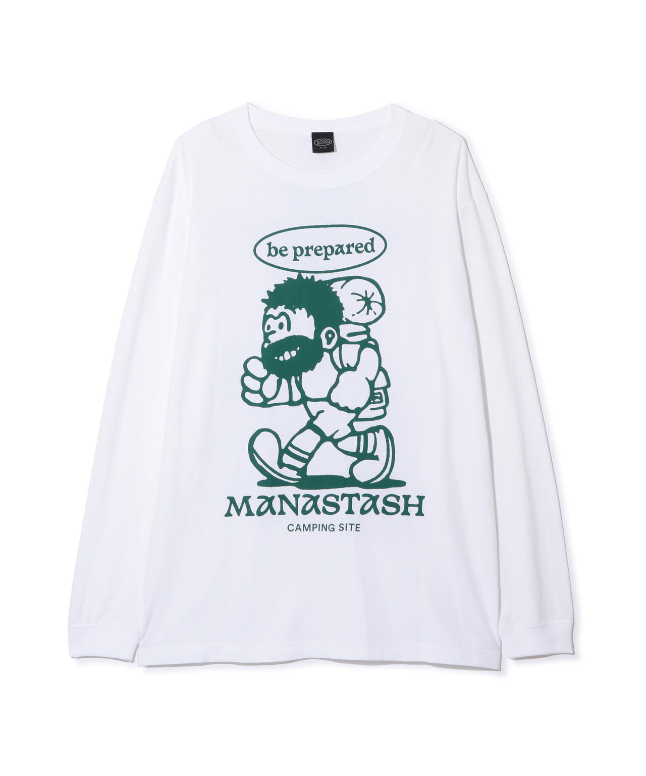 MANASTASH/マナスタッシュ/ L/S TEE BE PREPARED