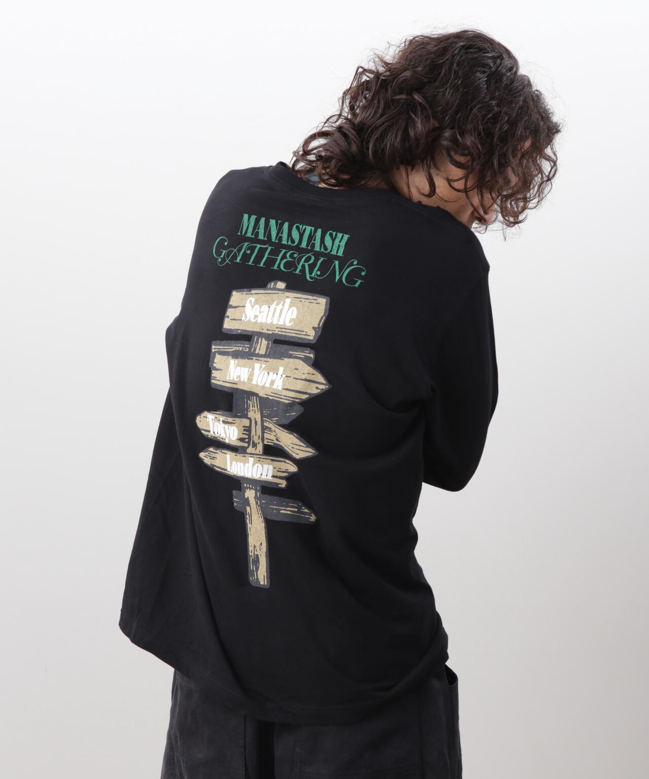 MANASTASH/マナスタッシュ/ L/S TEE CAMPERS GATHERING