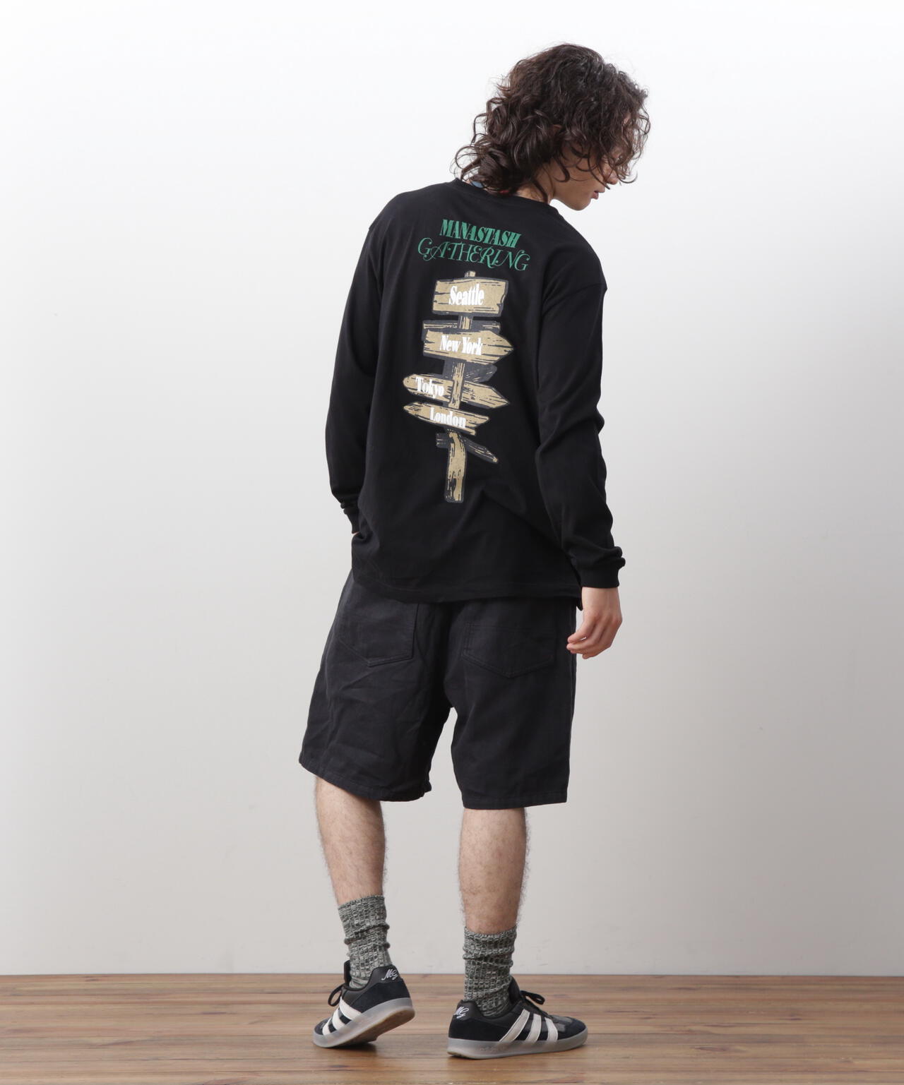 MANASTASH/マナスタッシュ/ L/S TEE CAMPERS GATHERING