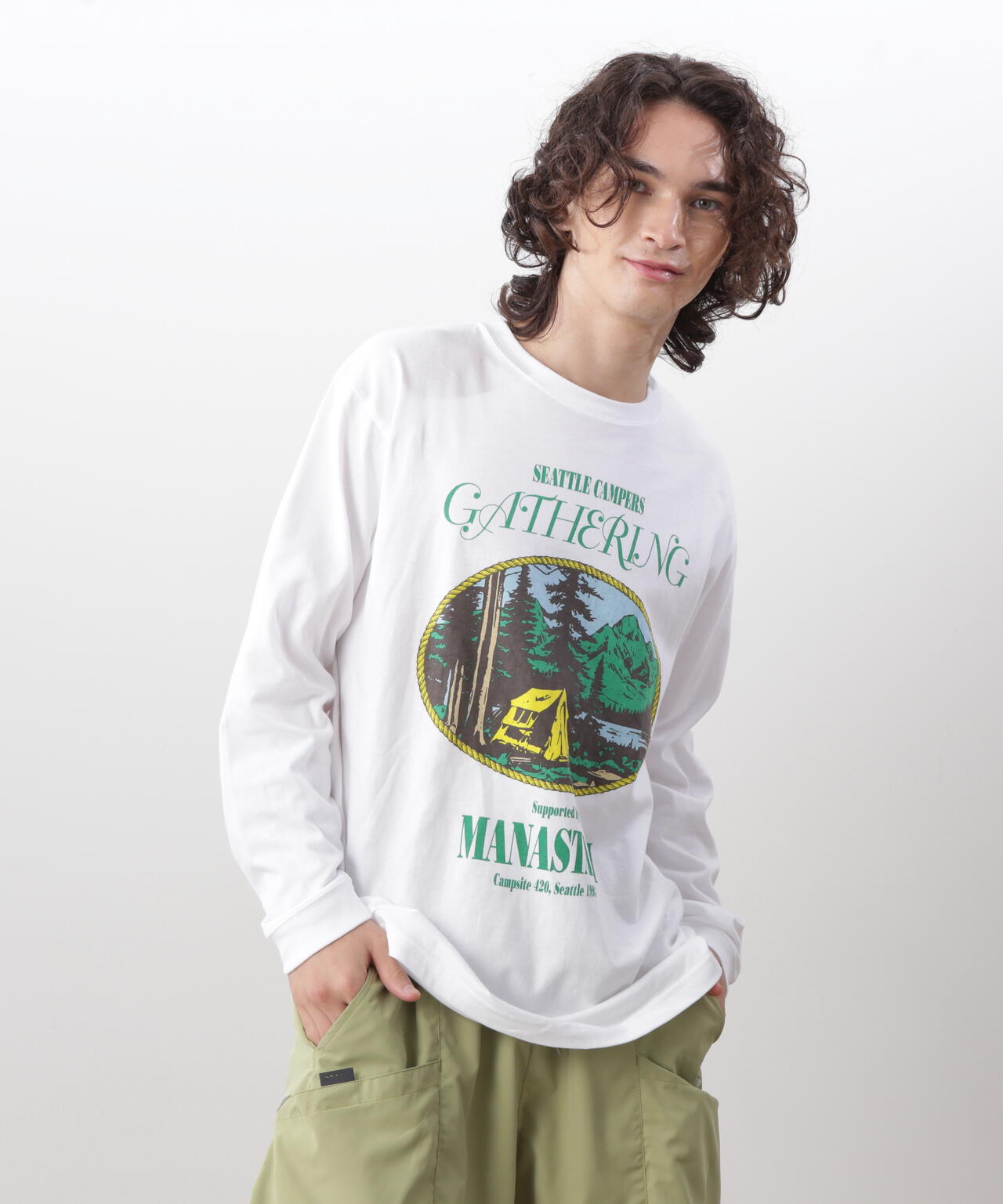 MANASTASH/マナスタッシュ/ L/S TEE CAMPERS GATHERING