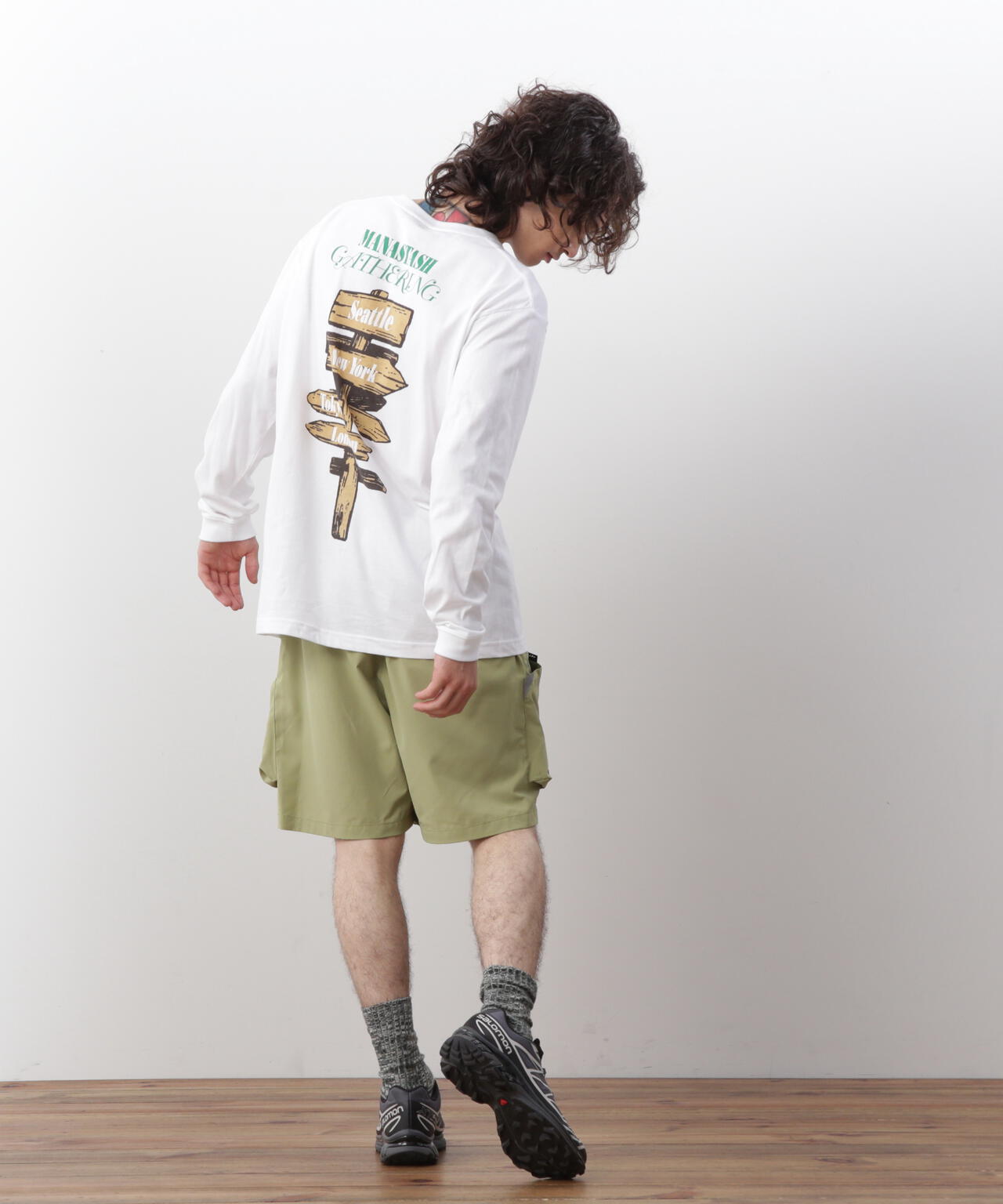 MANASTASH/マナスタッシュ/ L/S TEE CAMPERS GATHERING