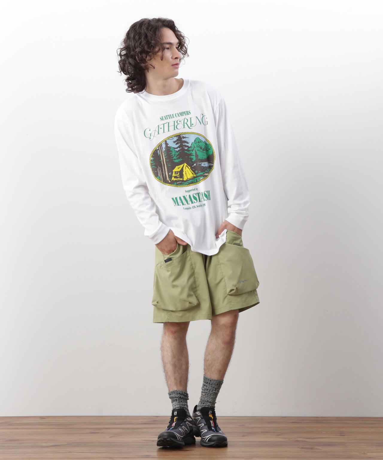 MANASTASH/マナスタッシュ/ L/S TEE CAMPERS GATHERING