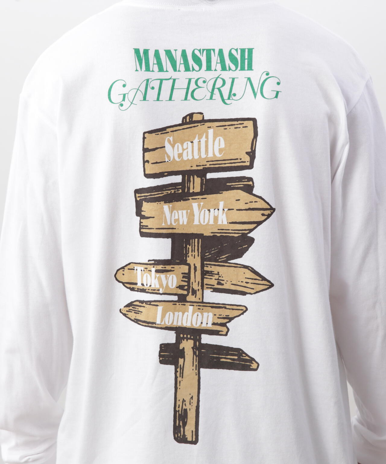 MANASTASH/マナスタッシュ/ L/S TEE CAMPERS GATHERING