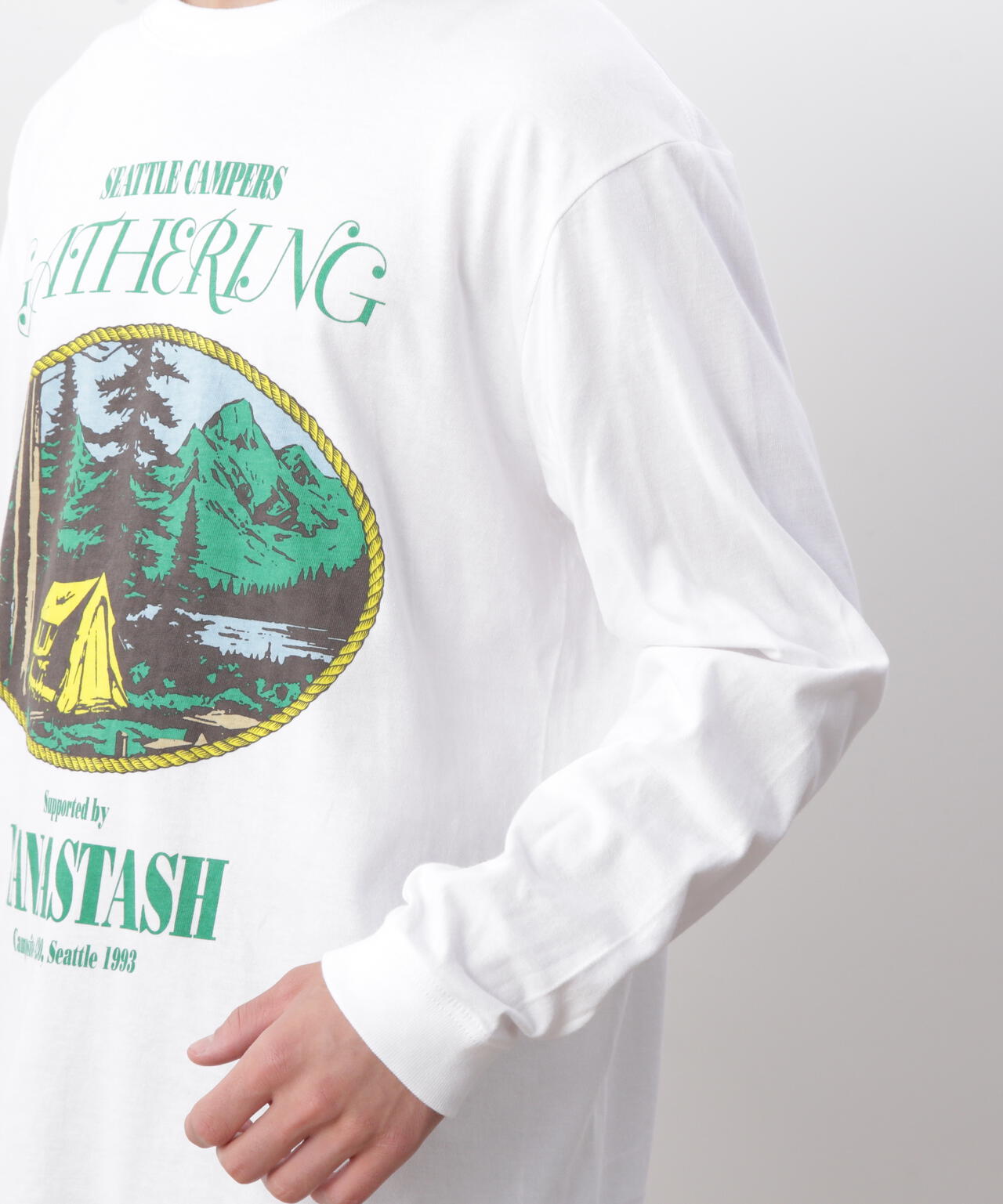 MANASTASH/マナスタッシュ/ L/S TEE CAMPERS GATHERING