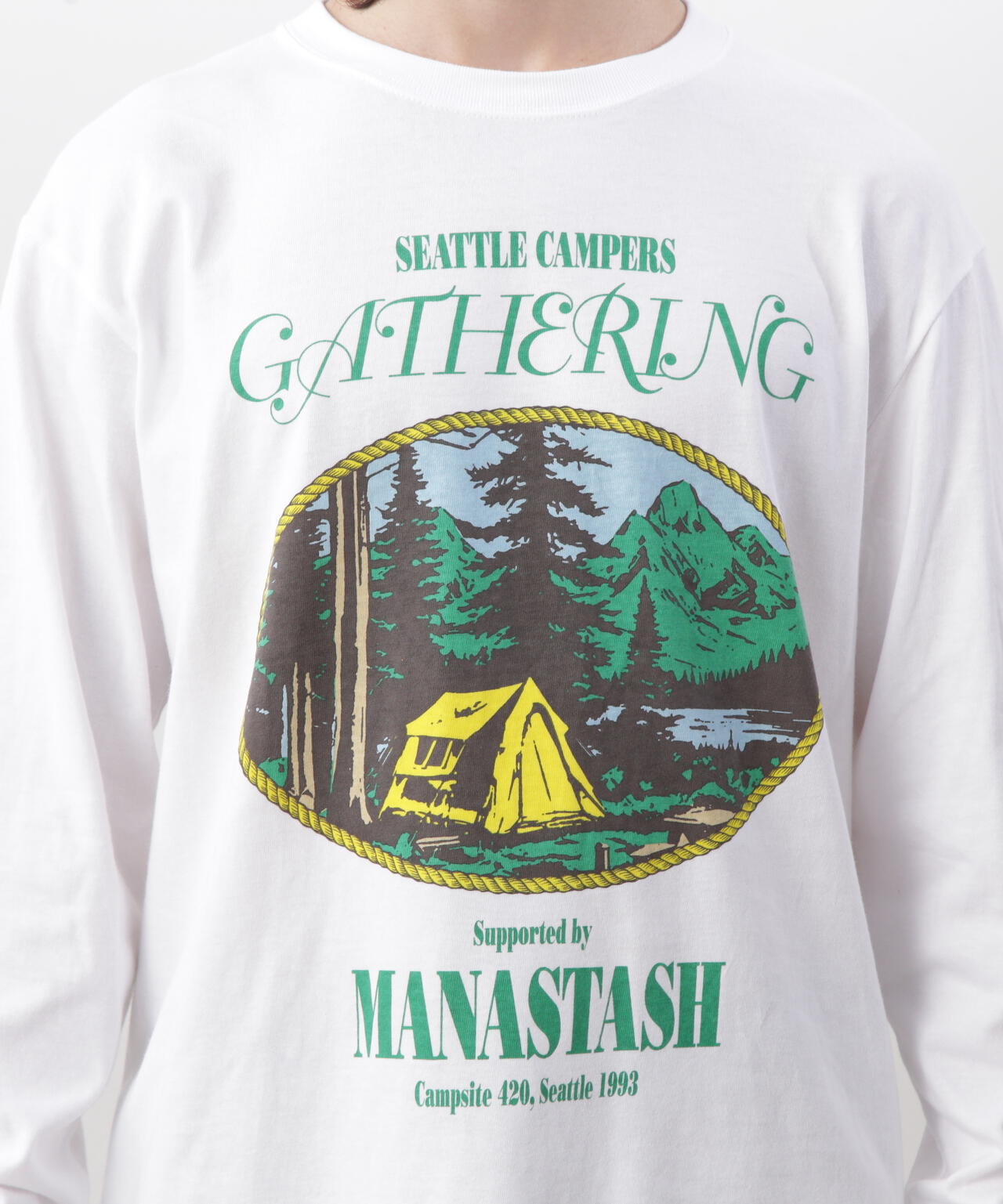 MANASTASH/マナスタッシュ/ L/S TEE CAMPERS GATHERING