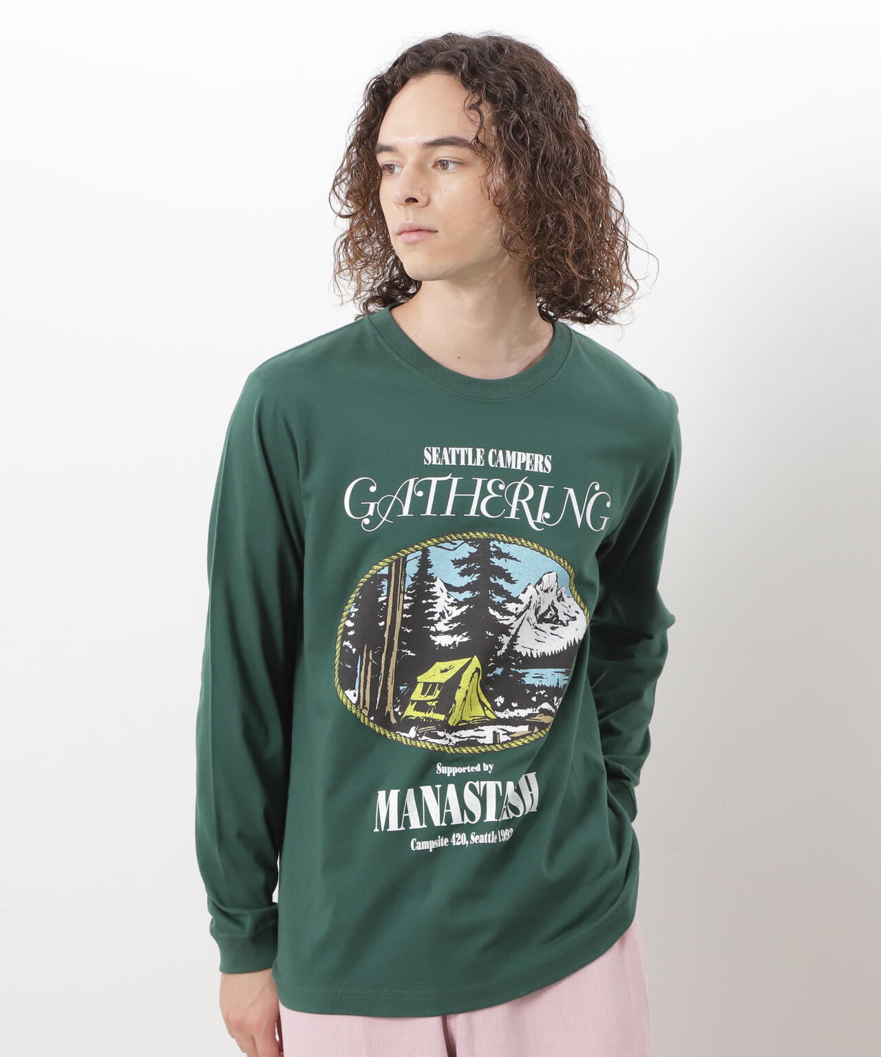 MANASTASH/マナスタッシュ/ L/S TEE CAMPERS GATHERING