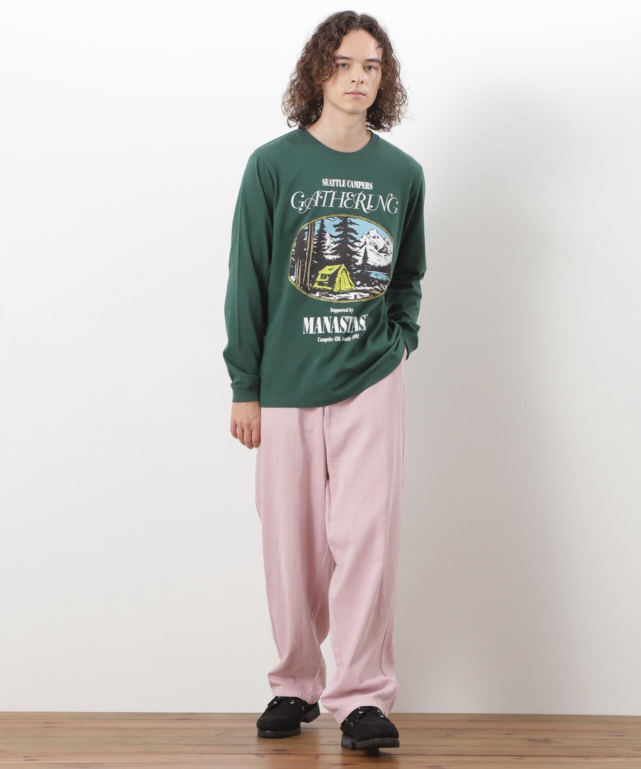 MANASTASH/マナスタッシュ/ L/S TEE CAMPERS GATHERING