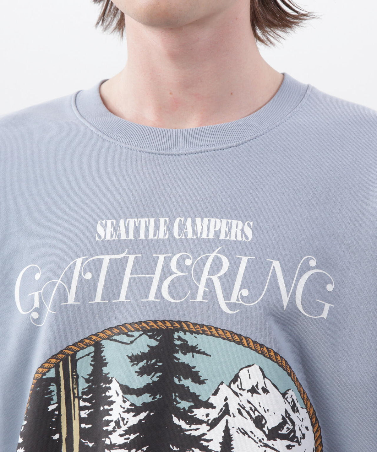 MANASTASH/マナスタッシュ/CREW SWEAT CAMPERS GATHERING