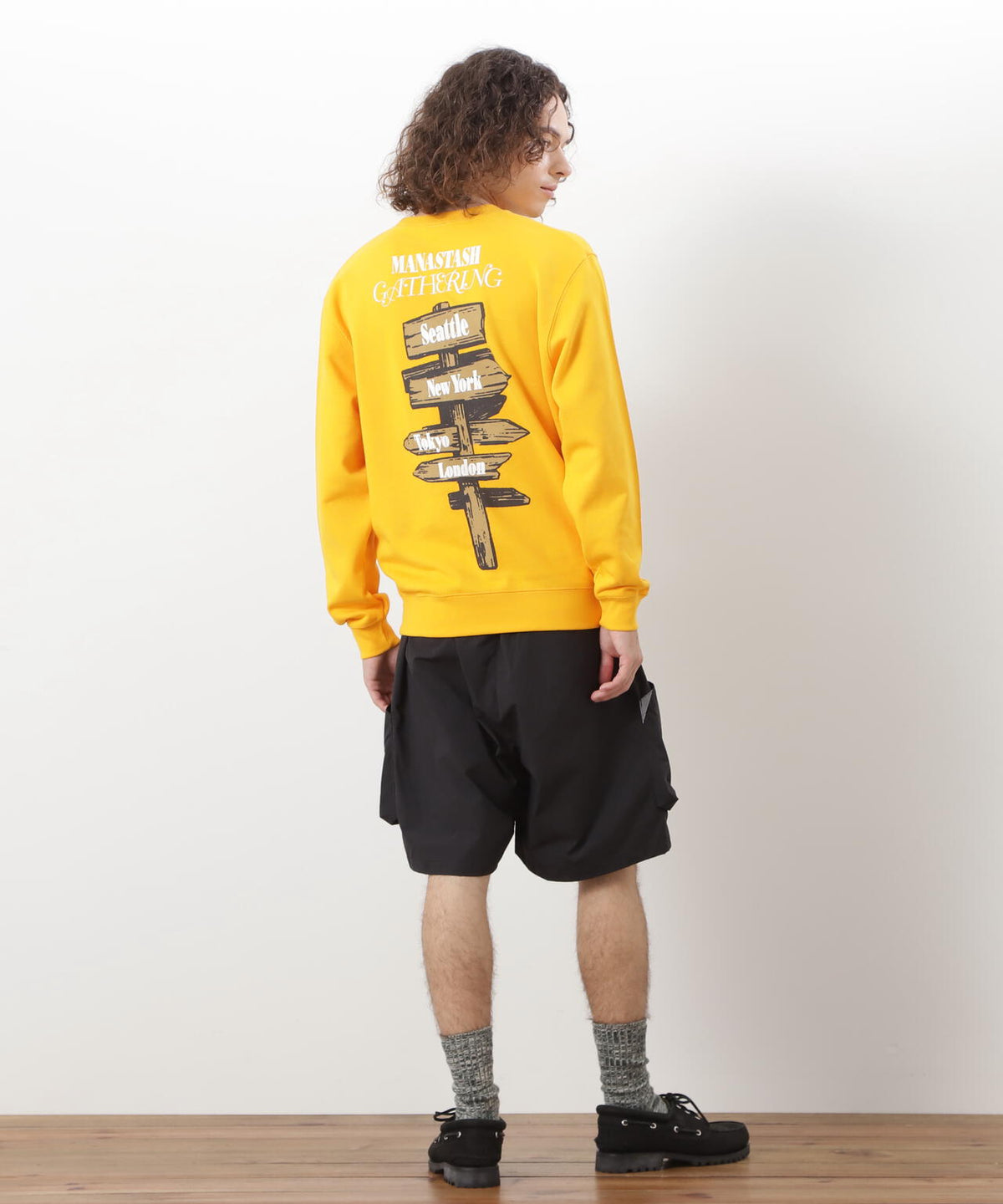 MANASTASH/マナスタッシュ/CREW SWEAT CAMPERS GATHERING