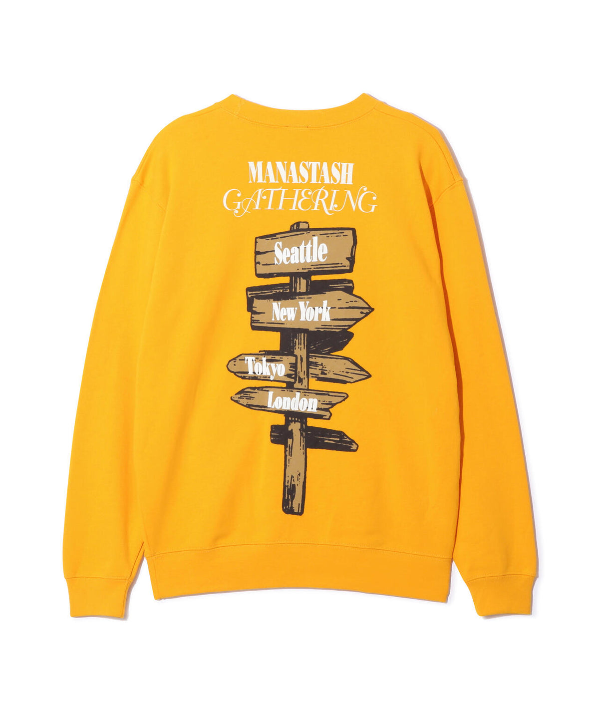 MANASTASH/マナスタッシュ/CREW SWEAT CAMPERS GATHERING