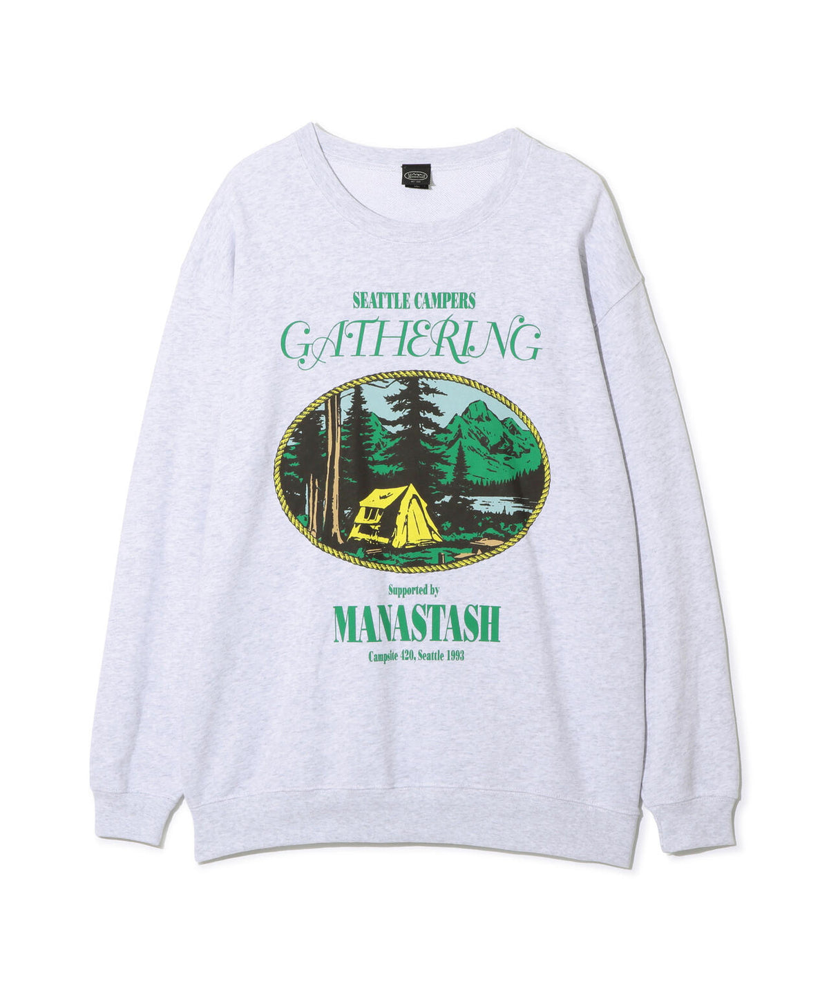 MANASTASH/マナスタッシュ/CREW SWEAT CAMPERS GATHERING
