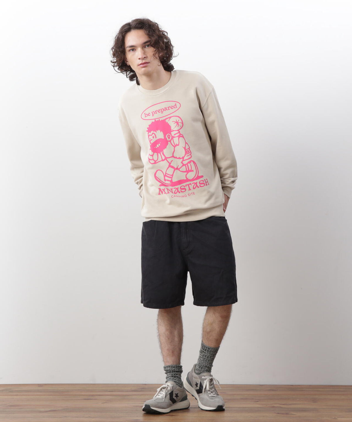 MANASTASH/マナスタッシュ/CREW SWEAT BE PREPARED
