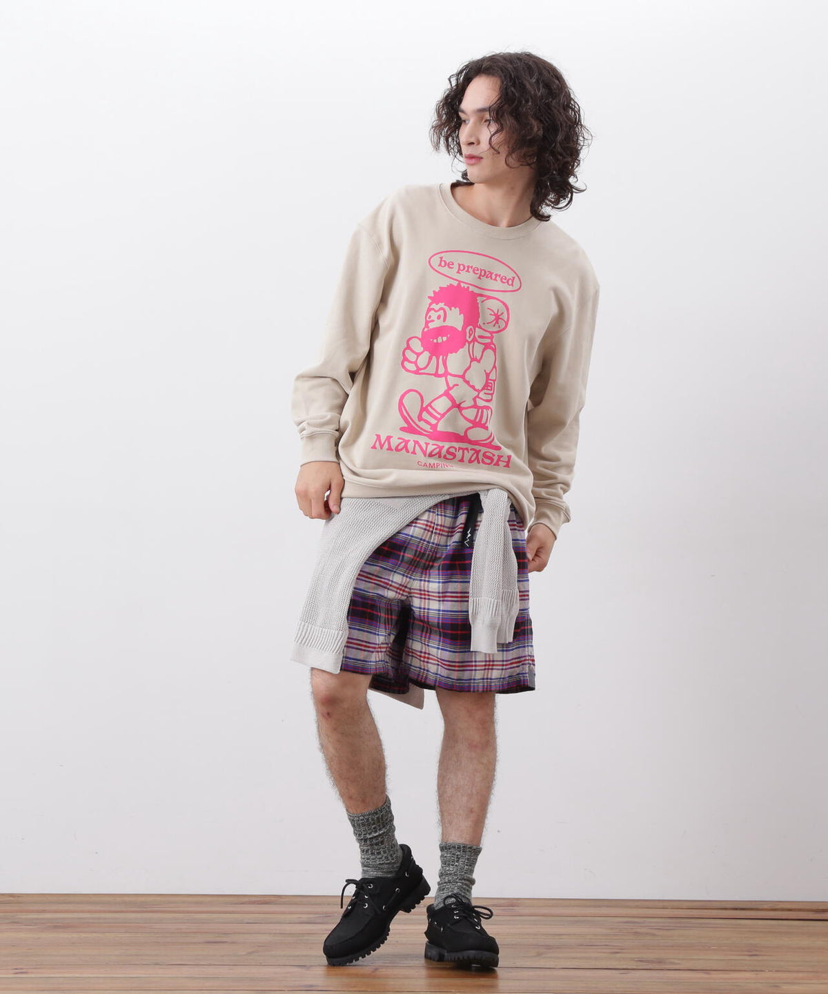MANASTASH/マナスタッシュ/CREW SWEAT BE PREPARED