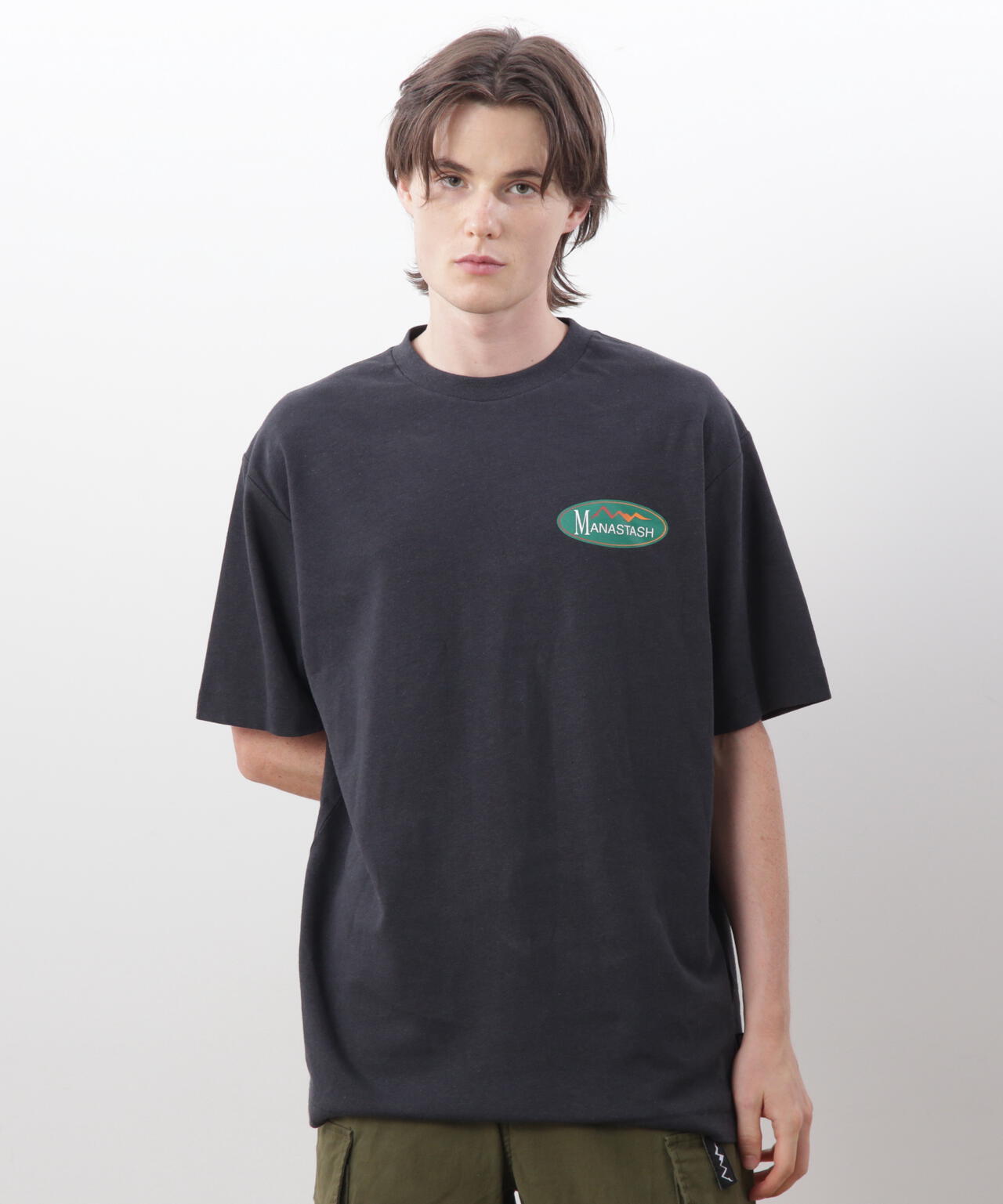 MANASTASH/マナスタッシュ/HEMP TEE ORIGINAL LOGO