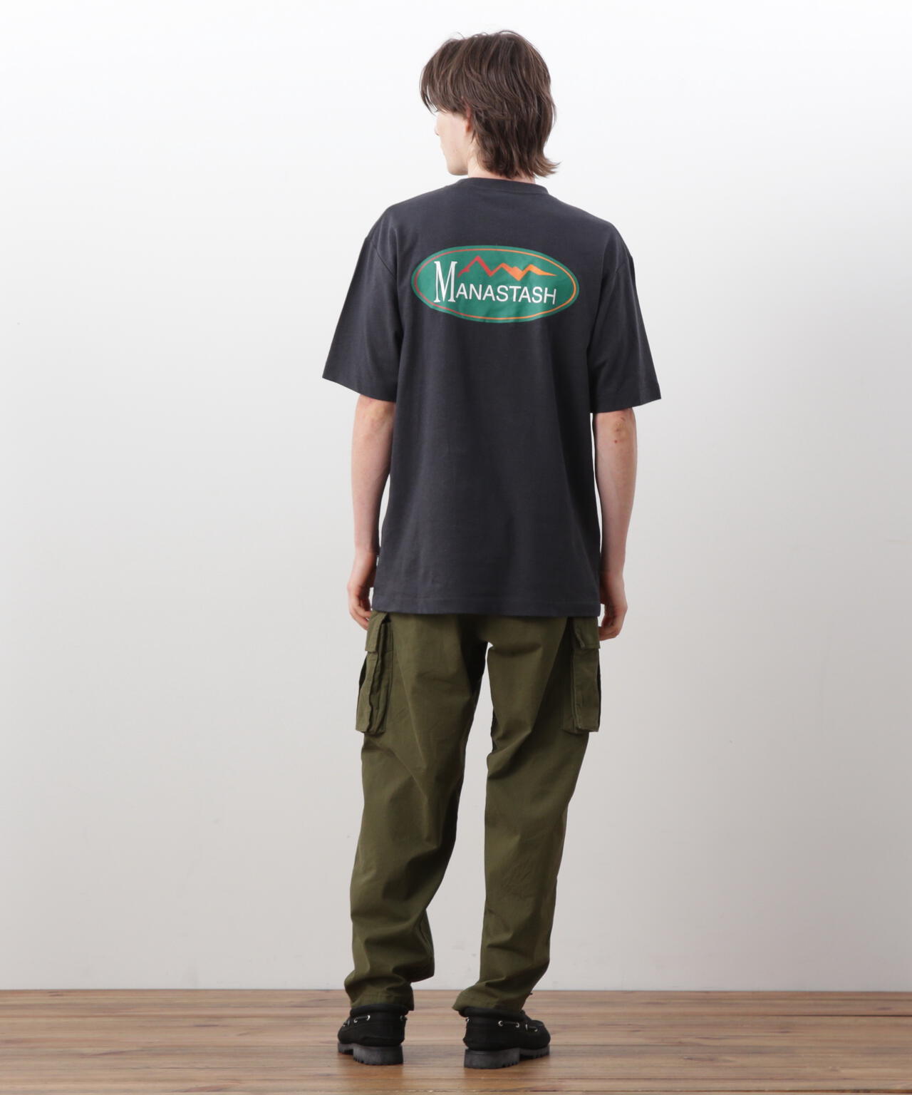 MANASTASH/マナスタッシュ/HEMP TEE ORIGINAL LOGO