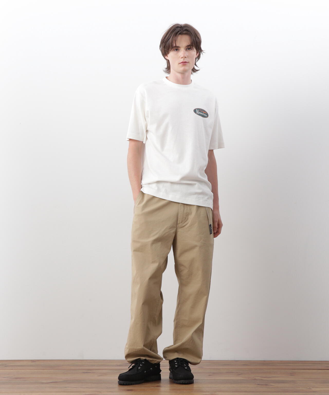 MANASTASH/マナスタッシュ/HEMP TEE ORIGINAL LOGO